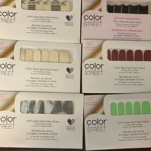 Color Street Nail Polish Strips. Holiday colors this is more than half off